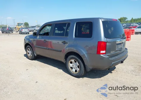 2010 Honda Pilot Lx from USA, damaged, VIN 5FNYF4H29AB023861